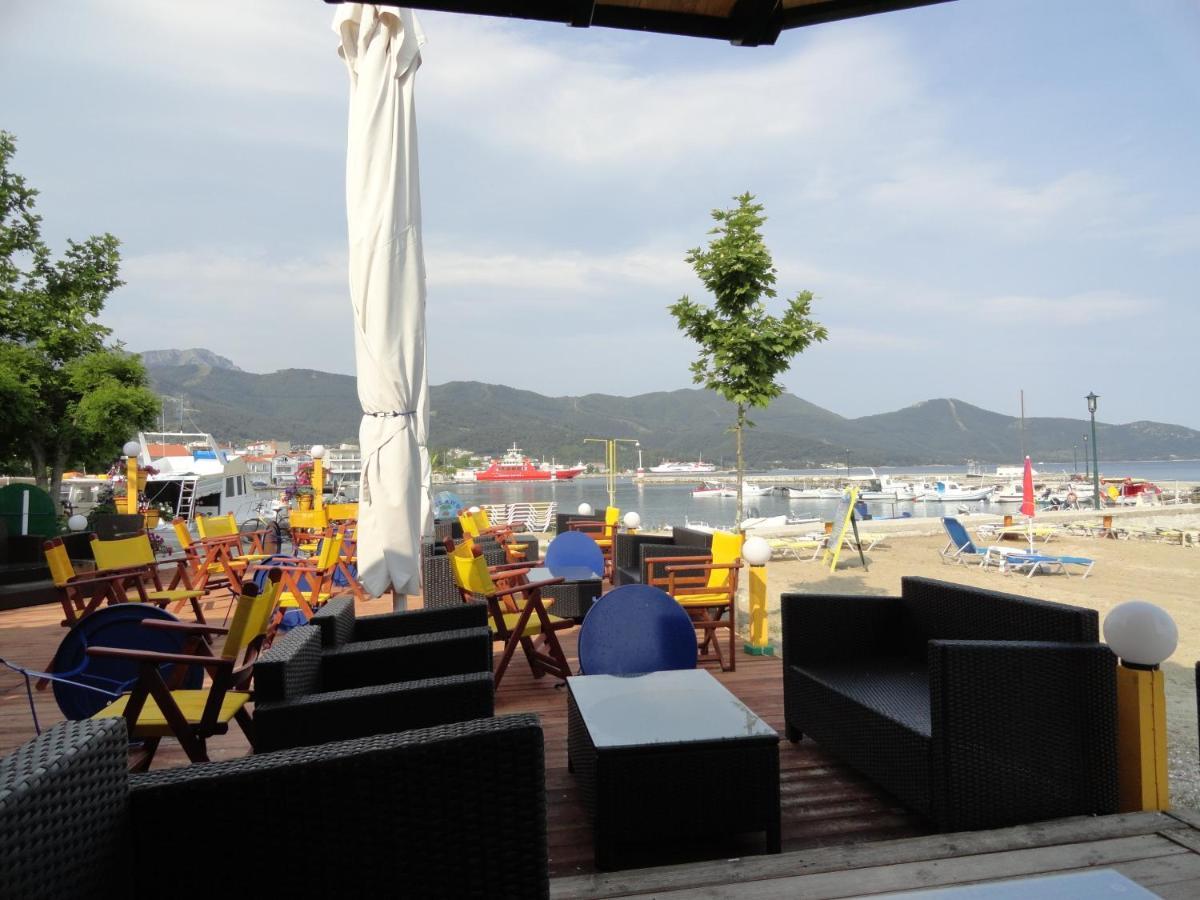 Captain'S Beach Apartments Limenas  Bagian luar foto