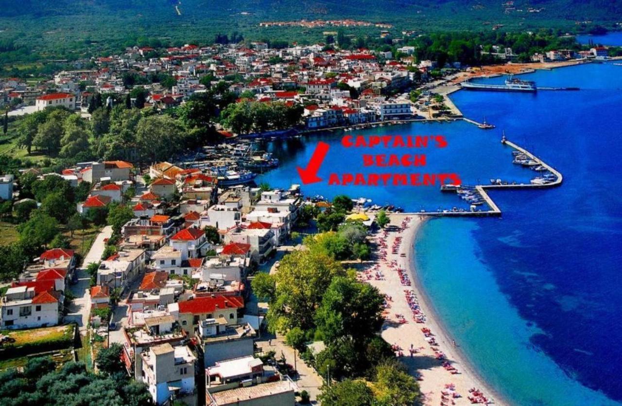 Captain'S Beach Apartments Limenas  Bagian luar foto